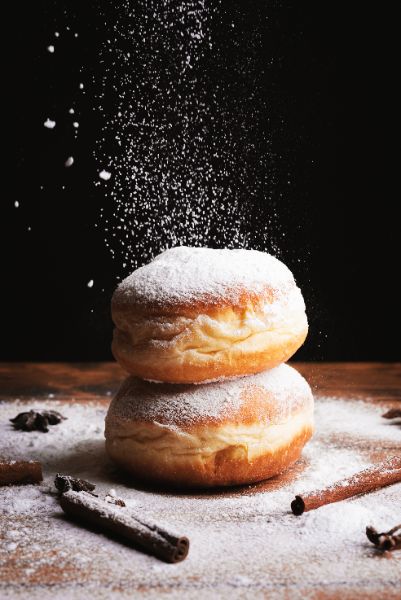 Pączki krem z orzecha laskowego z pyłkiem pszczelim z Polskiego Spichlerza